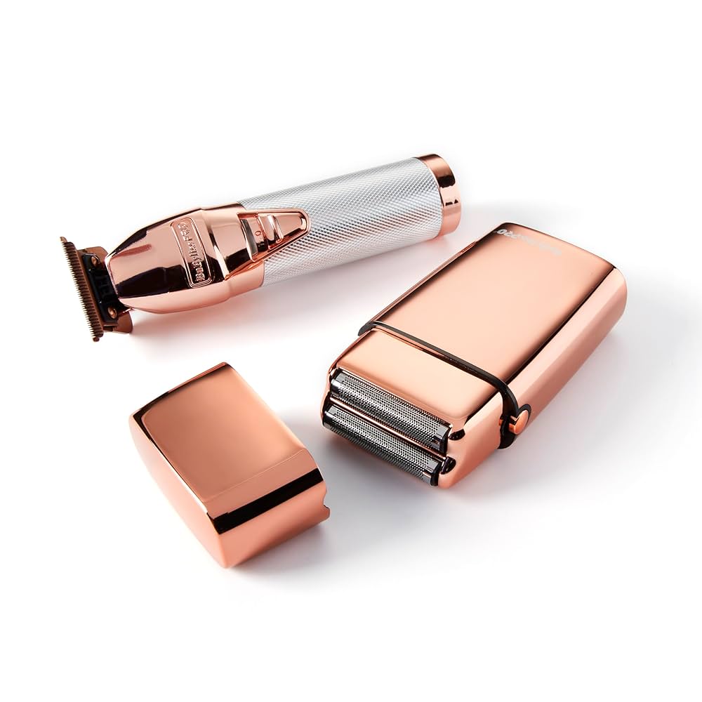 BaBylissPRO限定FX 金トリマー＆シェーバー Babyliss Limited Edition Gold FX Trimmer & UV Single-Foil